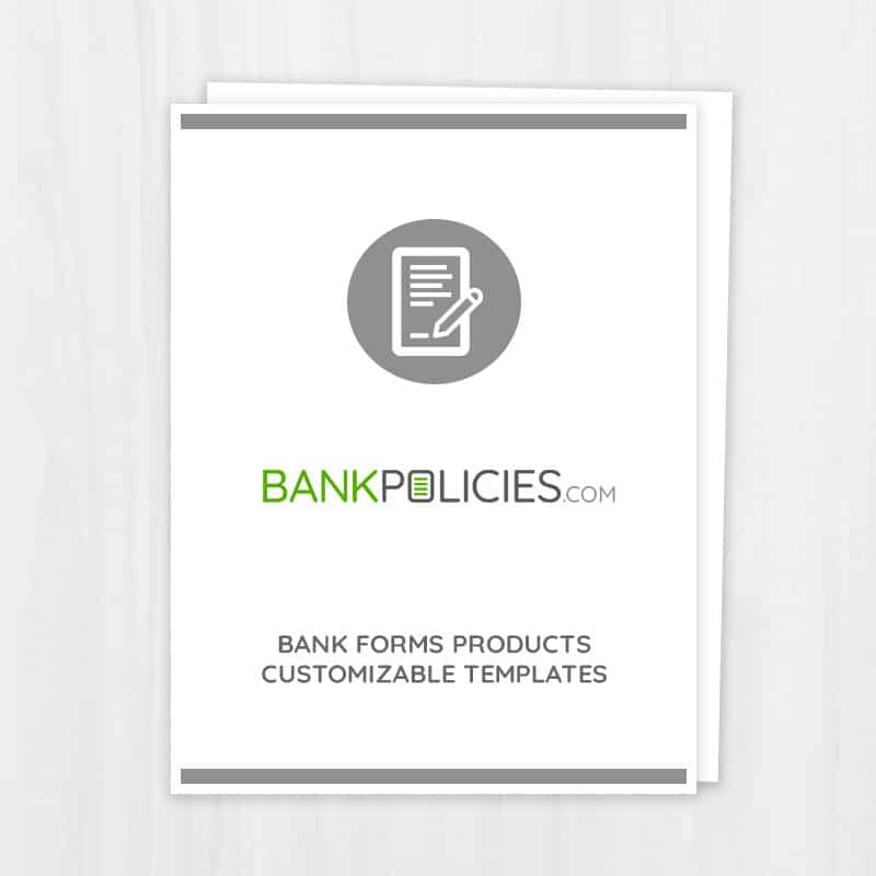 Customizable Checklist Template from bankpolicies.com